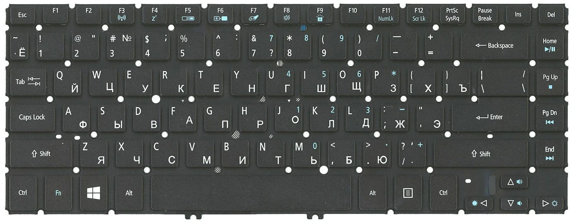 Клавиатура Acer Aspire V5-431, V5-451, V5-471; Acer Timeline M3-481, M5-481 - изображение 3