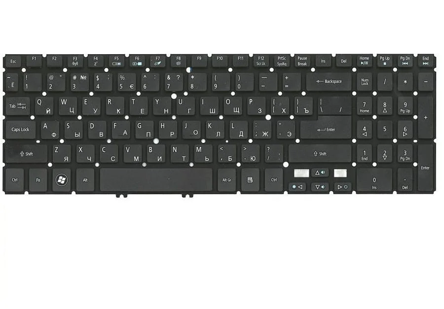 Клавиатура Acer Aspire V5-531, V5-551, V5-552, V5-571, VN7-571, VN7-591; Ultra M3-581, M5-581  - изображение 2